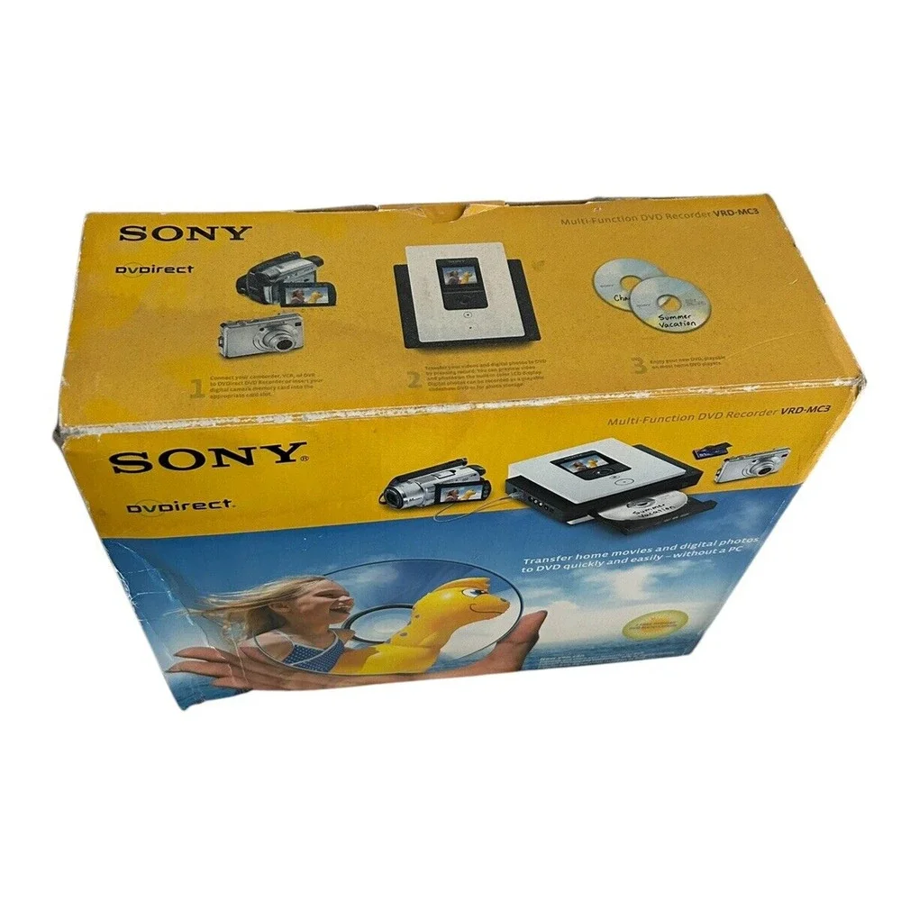 SONY DVDirect VRD-MC3 Multi-Function DVD Recorder Home Movies to DVD with No PC